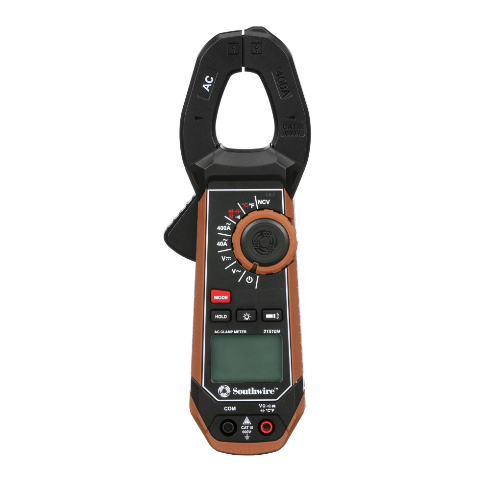 Southwire AC Clamp Meter with Built-In NCV Worklight - Ascmtools