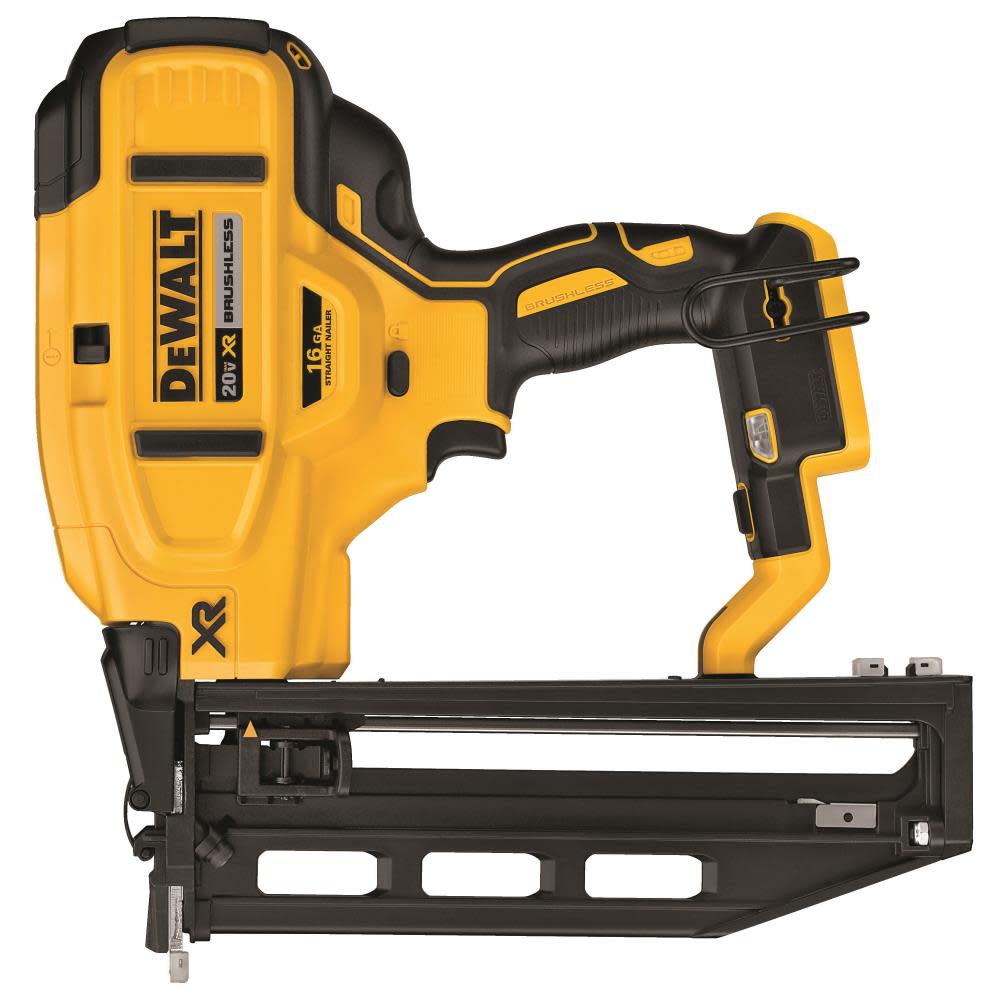 DEWALT 20V MAX* XR 16 GA Cordless Straight Finish Nailer (Tool Only) - Ascmtools