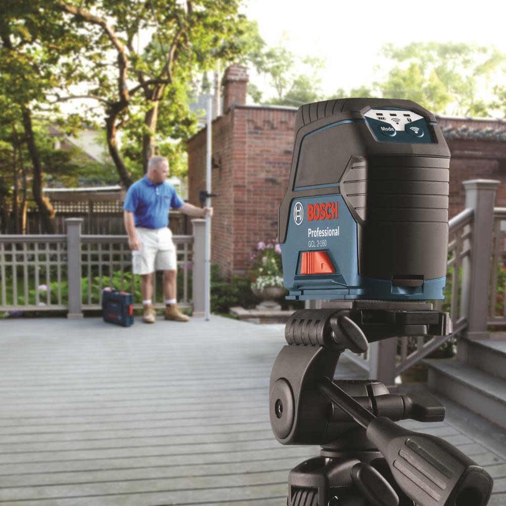 Bosch Self-Leveling Cross-Line Laser with Plumb Points - Ascmtools