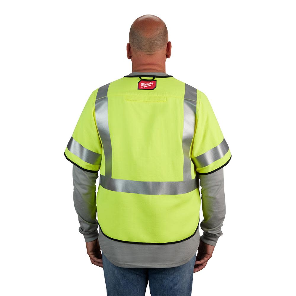 Milwaukee Safety Vest AR/FR Cat. 2 Class 3 High Visibility - Ascmtools