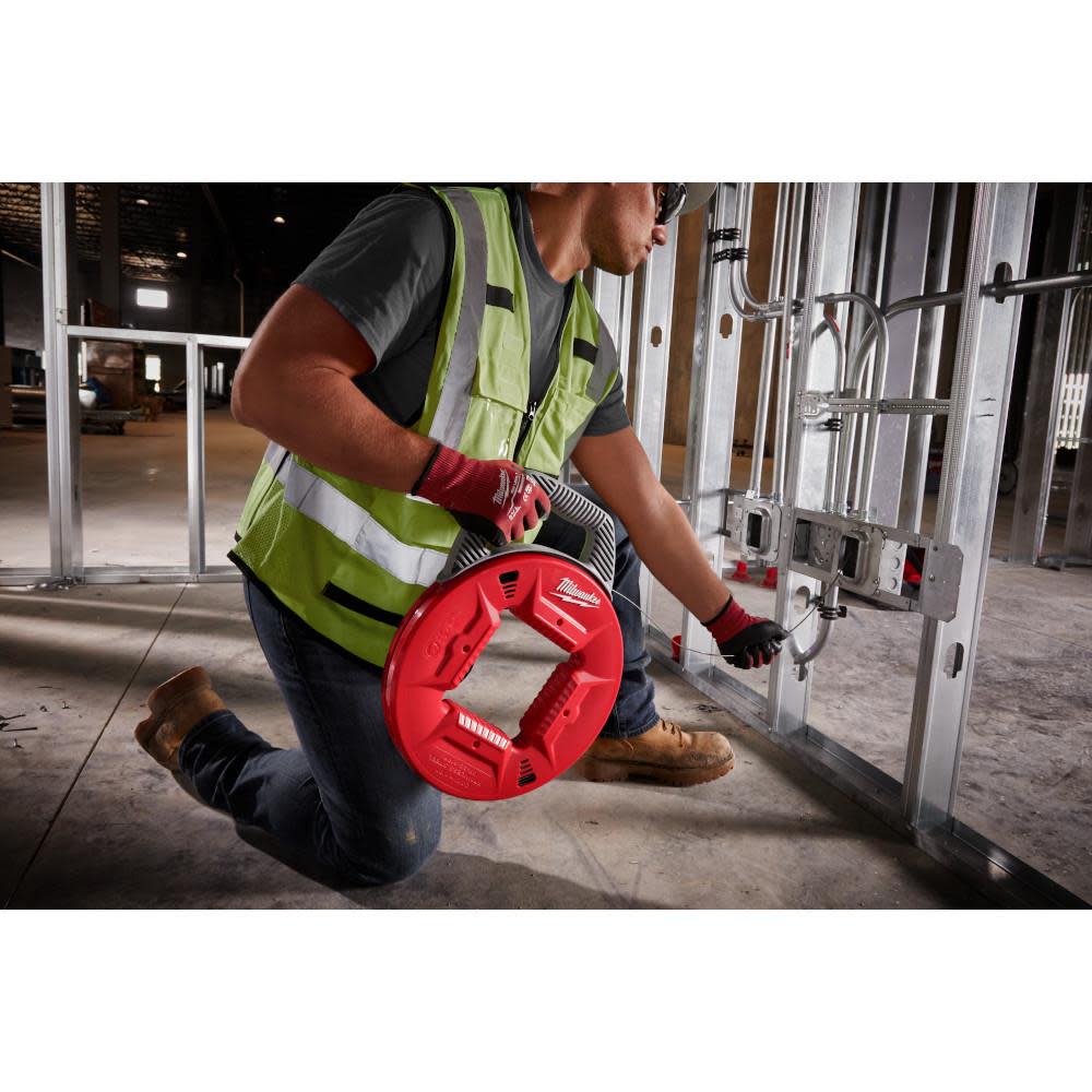 Milwaukee Fish Tape 240′ 1/8″ Stainless Steel - Ascmtools