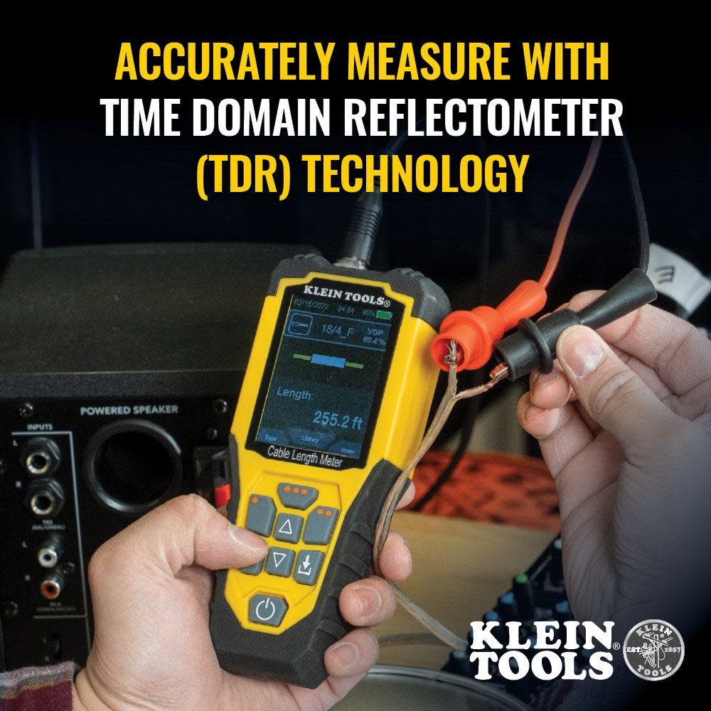 Klein Tools TDR Cable Length Meter - Ascmtools