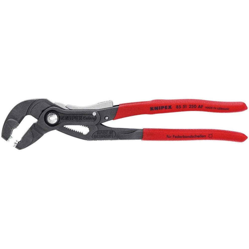 Knipex Spring Hose Clamp Pliers with Retainer 250mm - Ascmtools