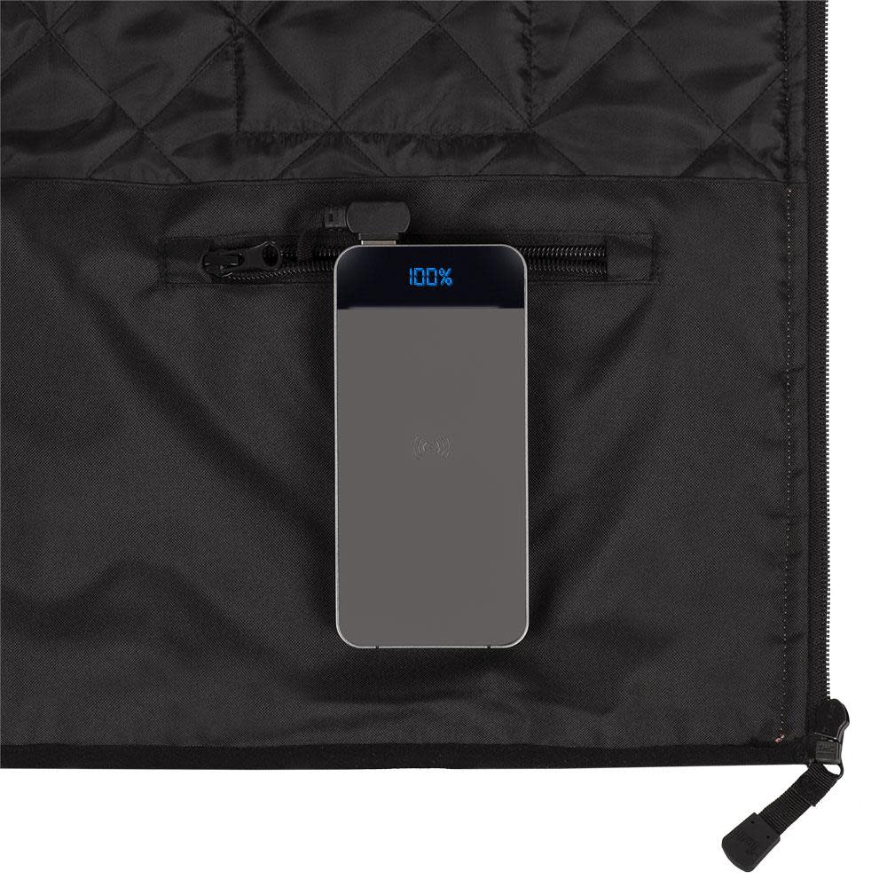 Pioneer 5419U Hi Vis Heated Safety Vest Black Large - Ascmtools