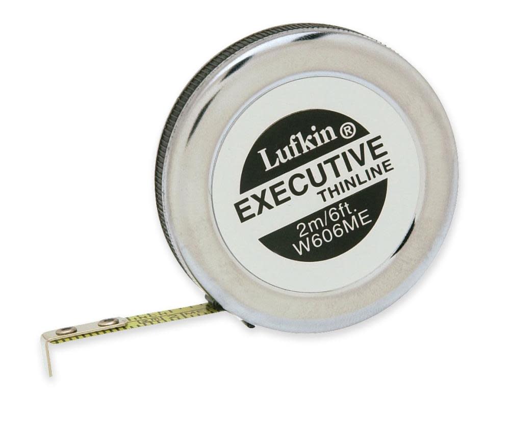 Crescent Lufkin 1/4In x 6Ft Executive Thinline Tape Measure - Ascmtools
