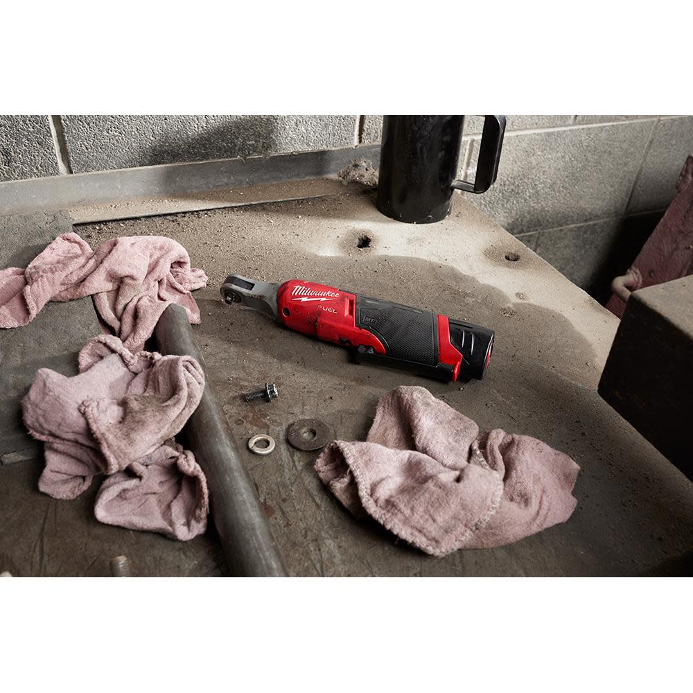 Milwaukee M12 FUEL 1/4″ High Speed Ratchet Kit - Ascmtools