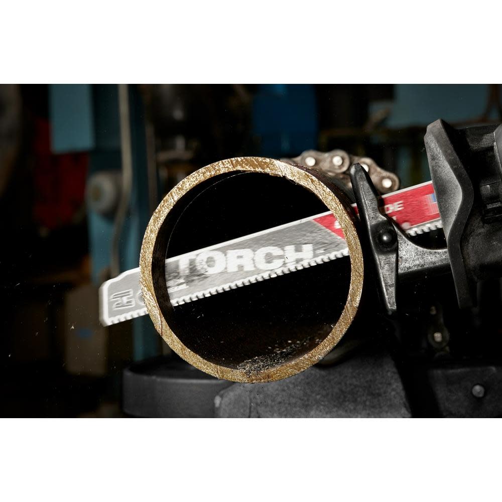 Milwaukee 6″ 8TPI The TORCH Carbide Teeth SAWZALL Blade 1PK - Ascmtools