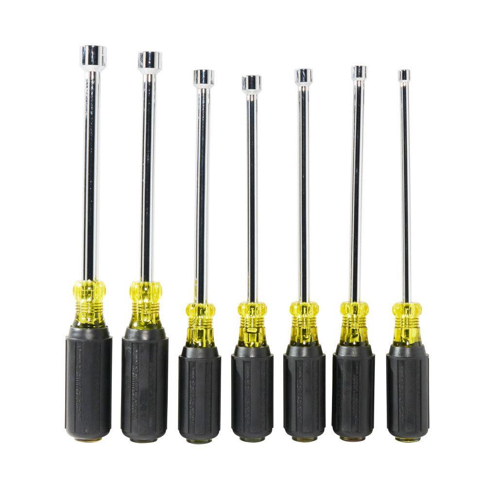 Klein Tools Magnetic Nut Driver 6″ Shafts 7 Pc - Ascmtools