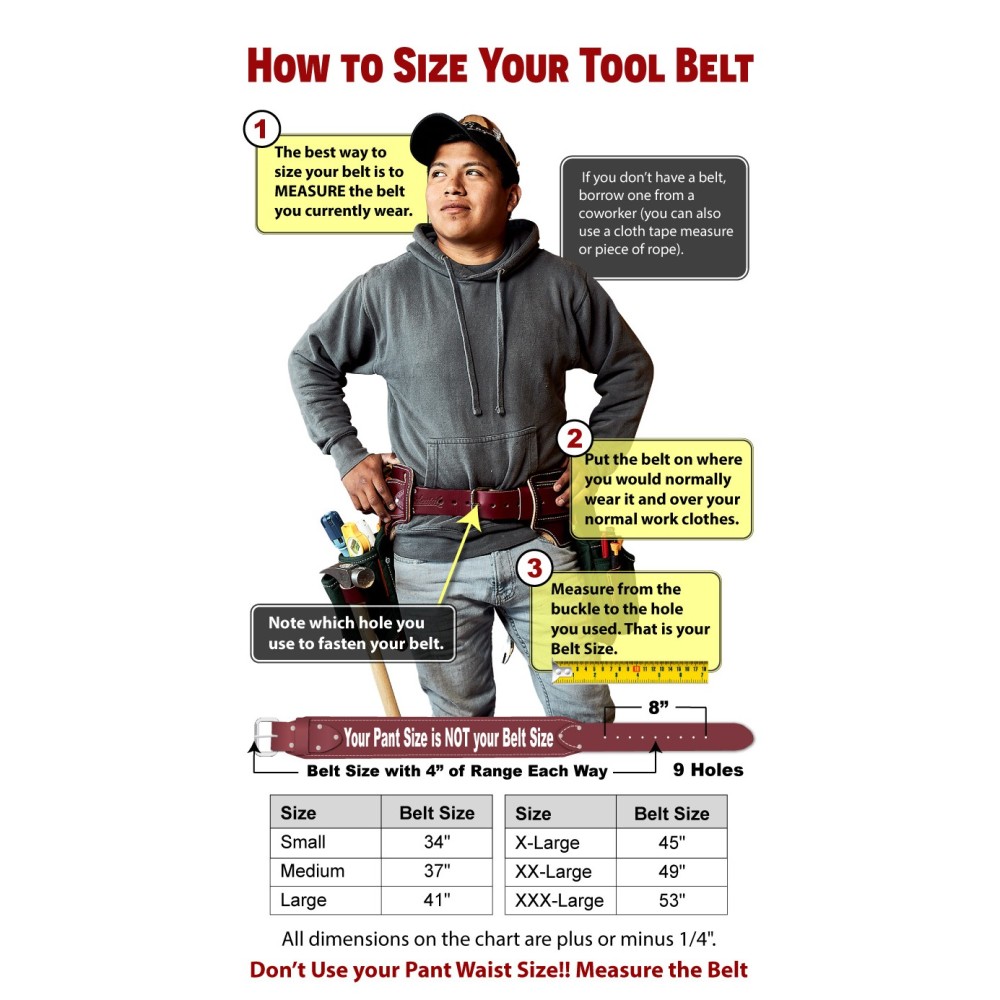 Occidental Leather Black Stronghold Comfort Belt Medium - Ascmtools
