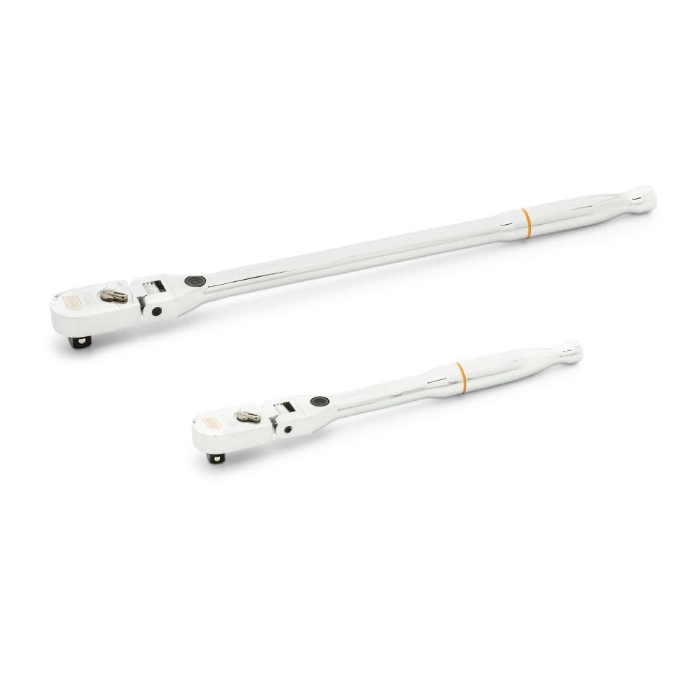 GEARWRENCH Ratchet Set 1/4″ & 3/8″ Drive 120XP Locking Flex Head 2pc - Ascmtools