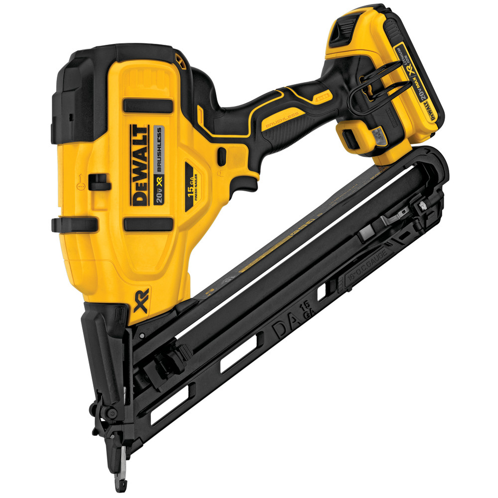 DEWALT 20V MAX XR 15 Gauge Angled Finish Nailer Kit - Ascmtools