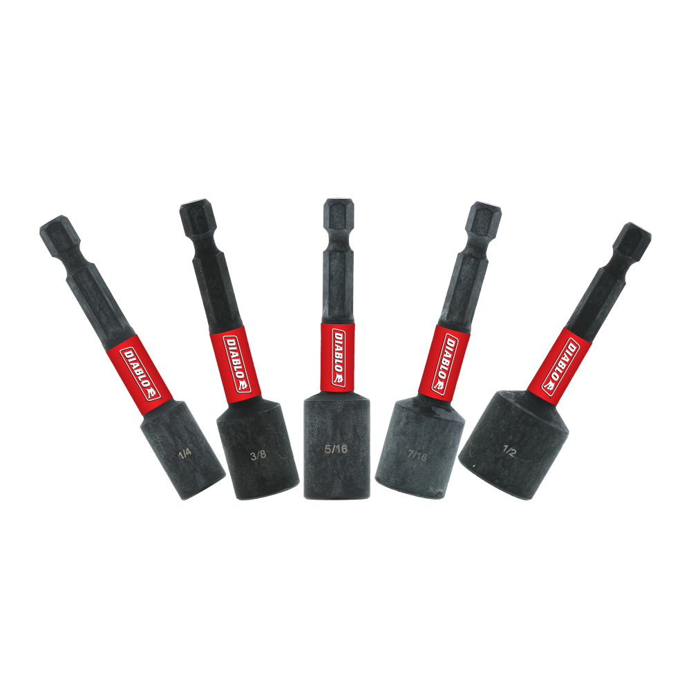 Diablo Tools 2-9/16″ Magnetic Nut Setter Assorted Pack - Ascmtools