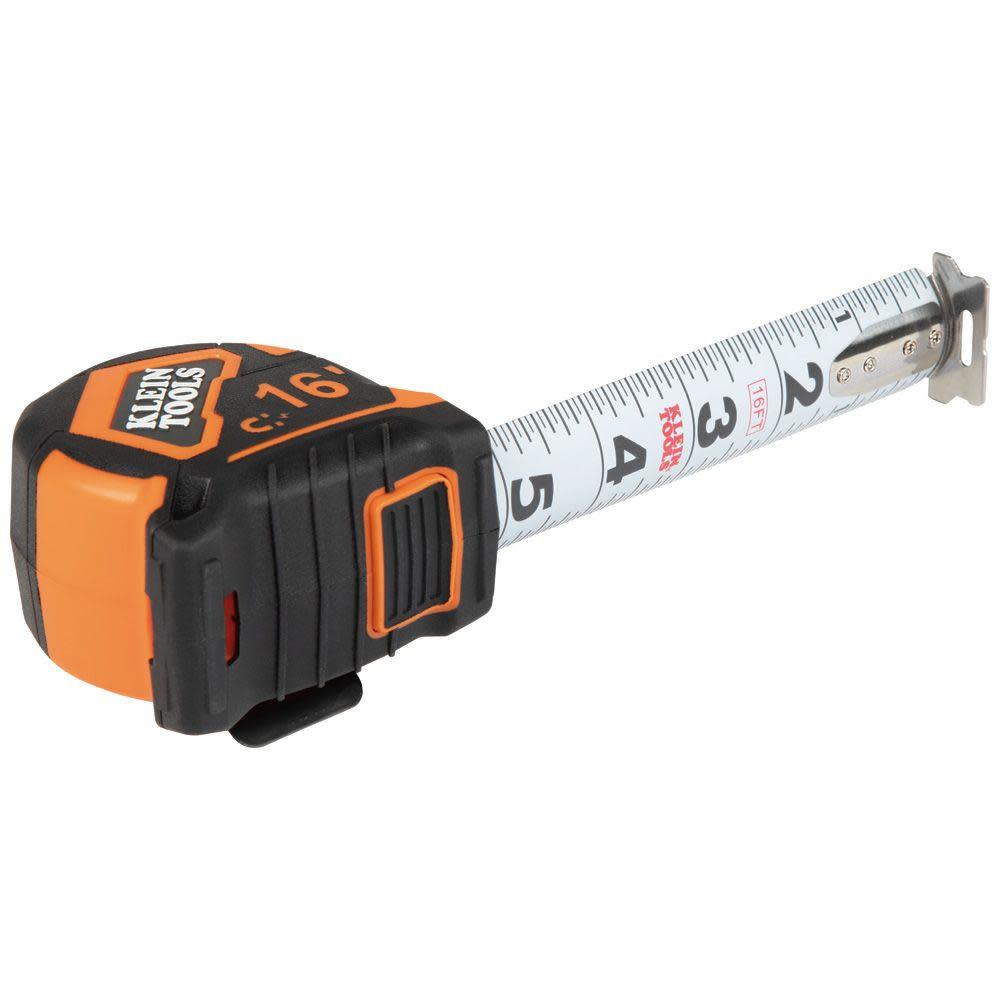 Klein Tools 16′ Double Hook Tape Measure - Ascmtools