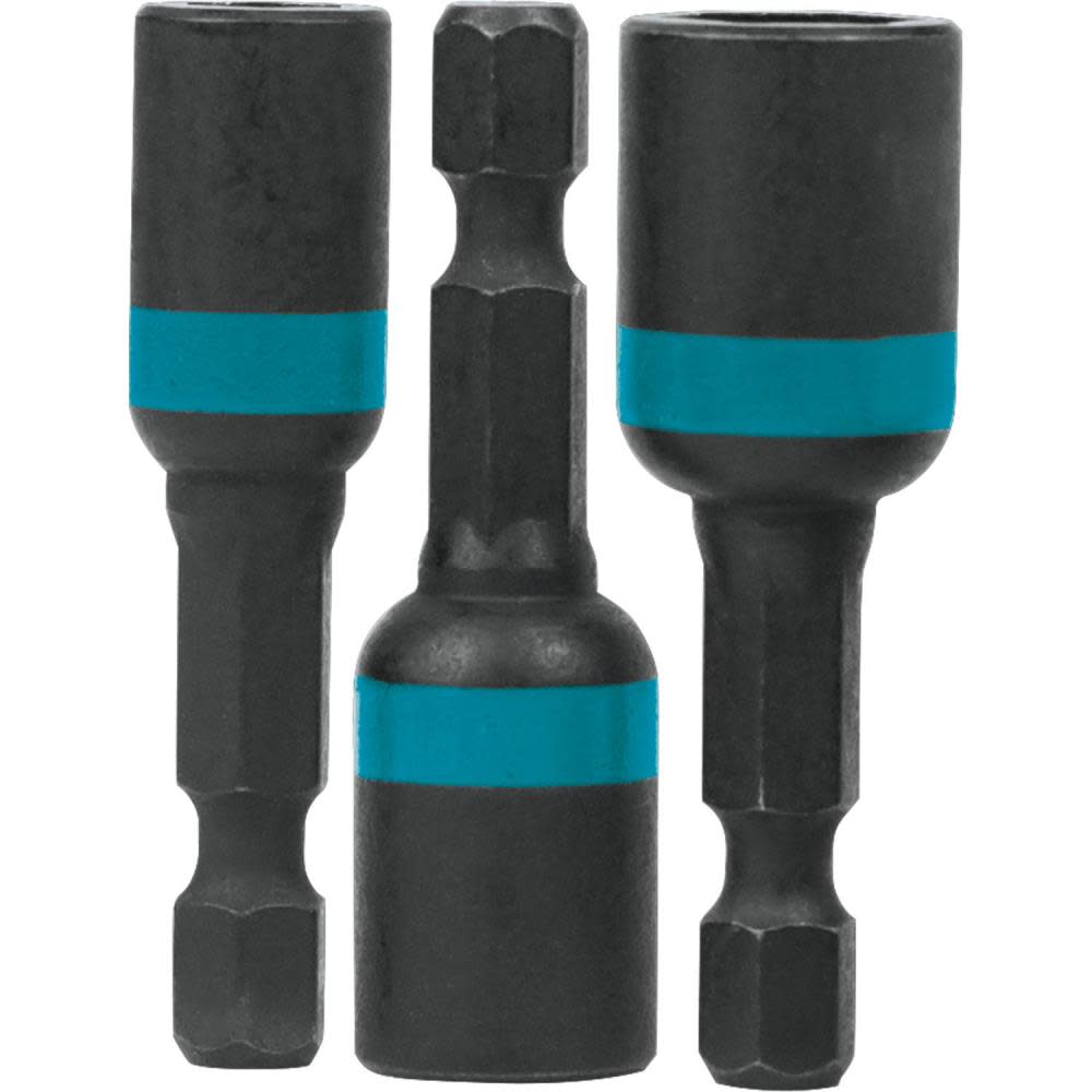 Makita Impact X 3 Pc. 1-3/4 Magnetic Nut Driver Set - Ascmtools