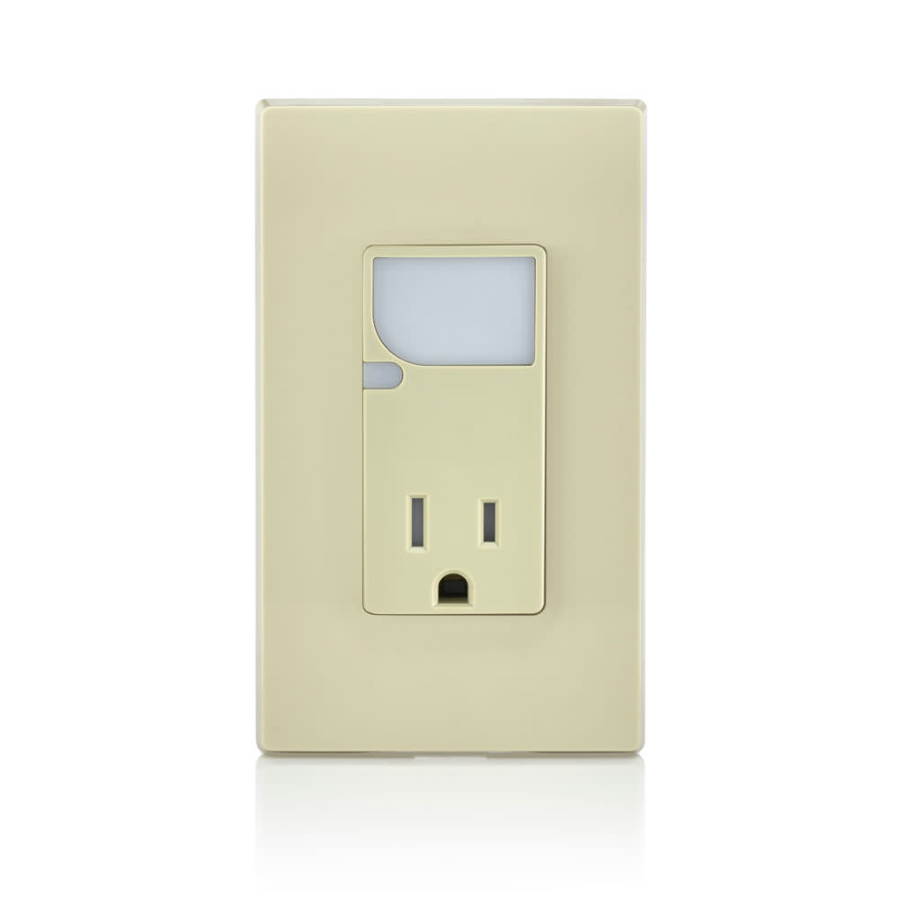 Leviton 15A 125VAC Ivory Combination Decora Receptacle/Outlet - Ascmtools