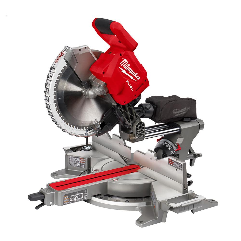 Milwaukee M18 FUEL 12″ Dual Bevel Sliding Compound Miter Saw Reconditioned - Ascmtools