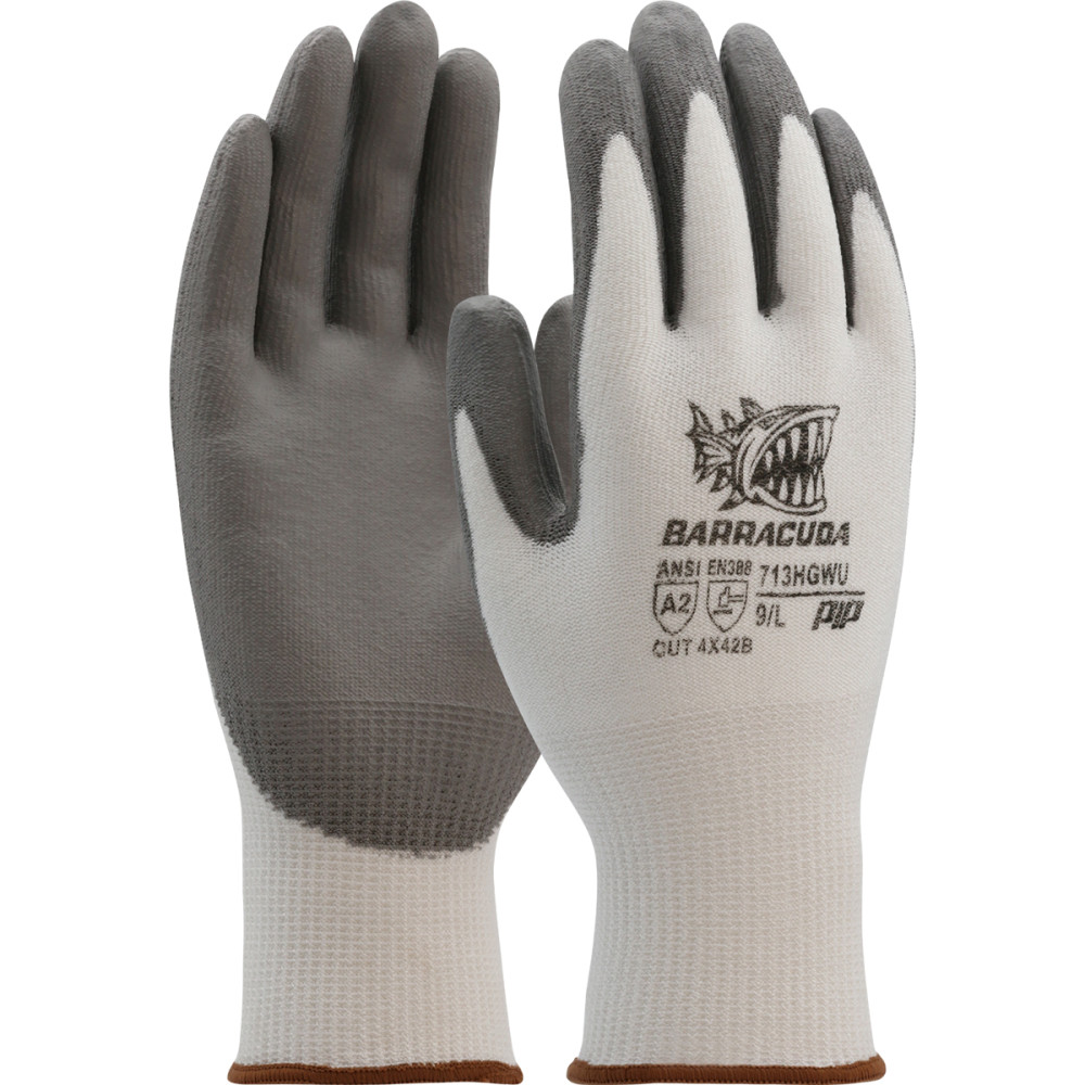 Protective Industrial Products Gloves White Barracuda Seamless Knit Polykor Blended Small - Ascmtools