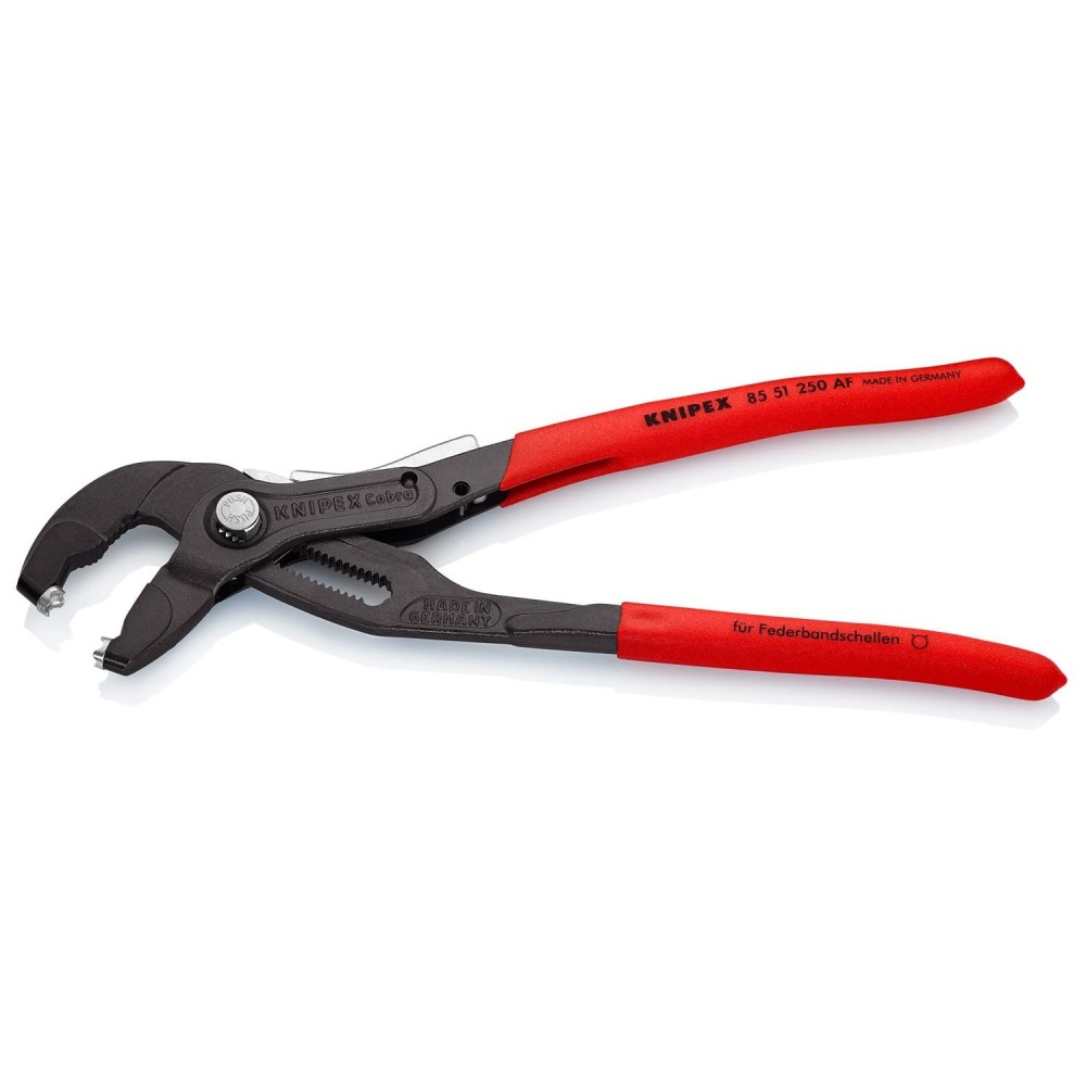 Knipex Spring Hose Clamp Pliers with Retainer 250mm - Ascmtools