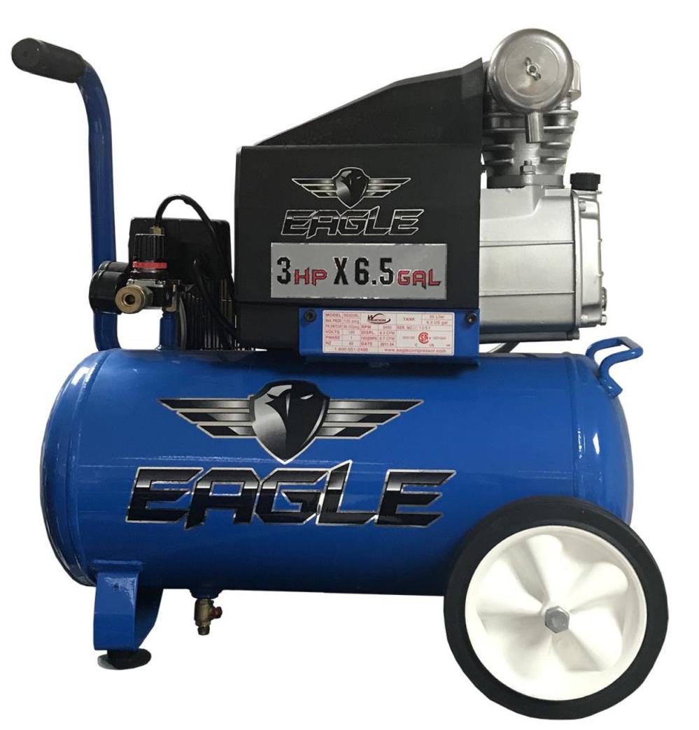 Eagle Compressor 6.5 Gallon Portable Electric Air Compressor - Ascmtools