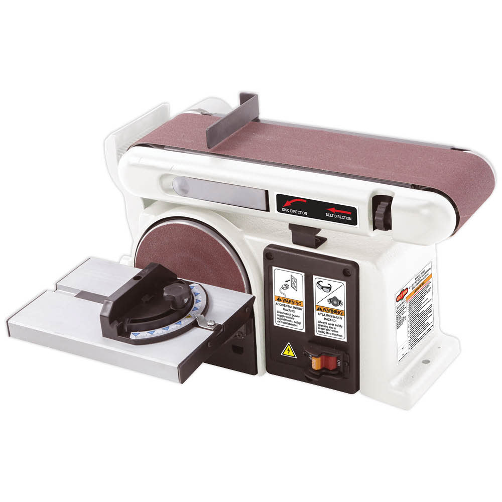 Shop Fox 4In x 36In Horizontal / Vertical Belt Sander with 6In Disc - Ascmtools