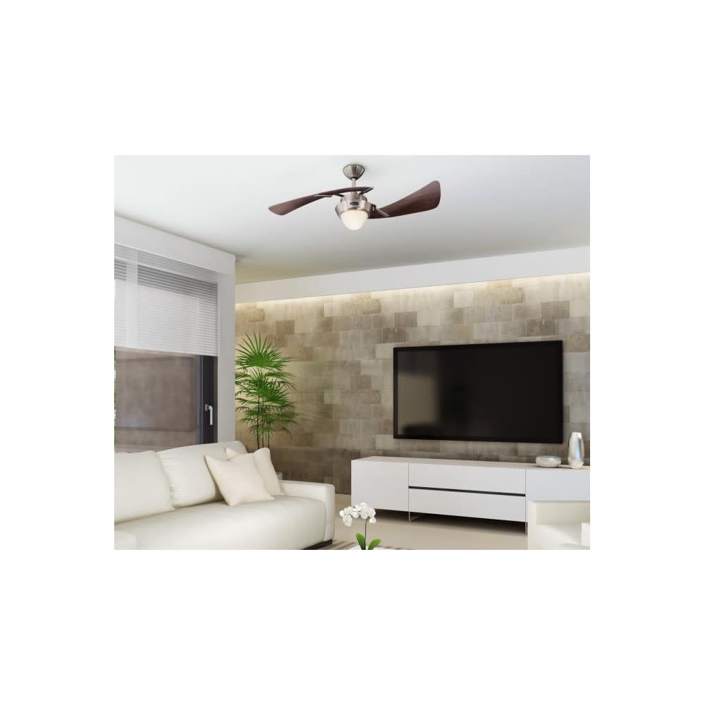 Westinghouse 48″ Harmony Brushed Nickel LED Indoor Ceiling Fan - Ascmtools