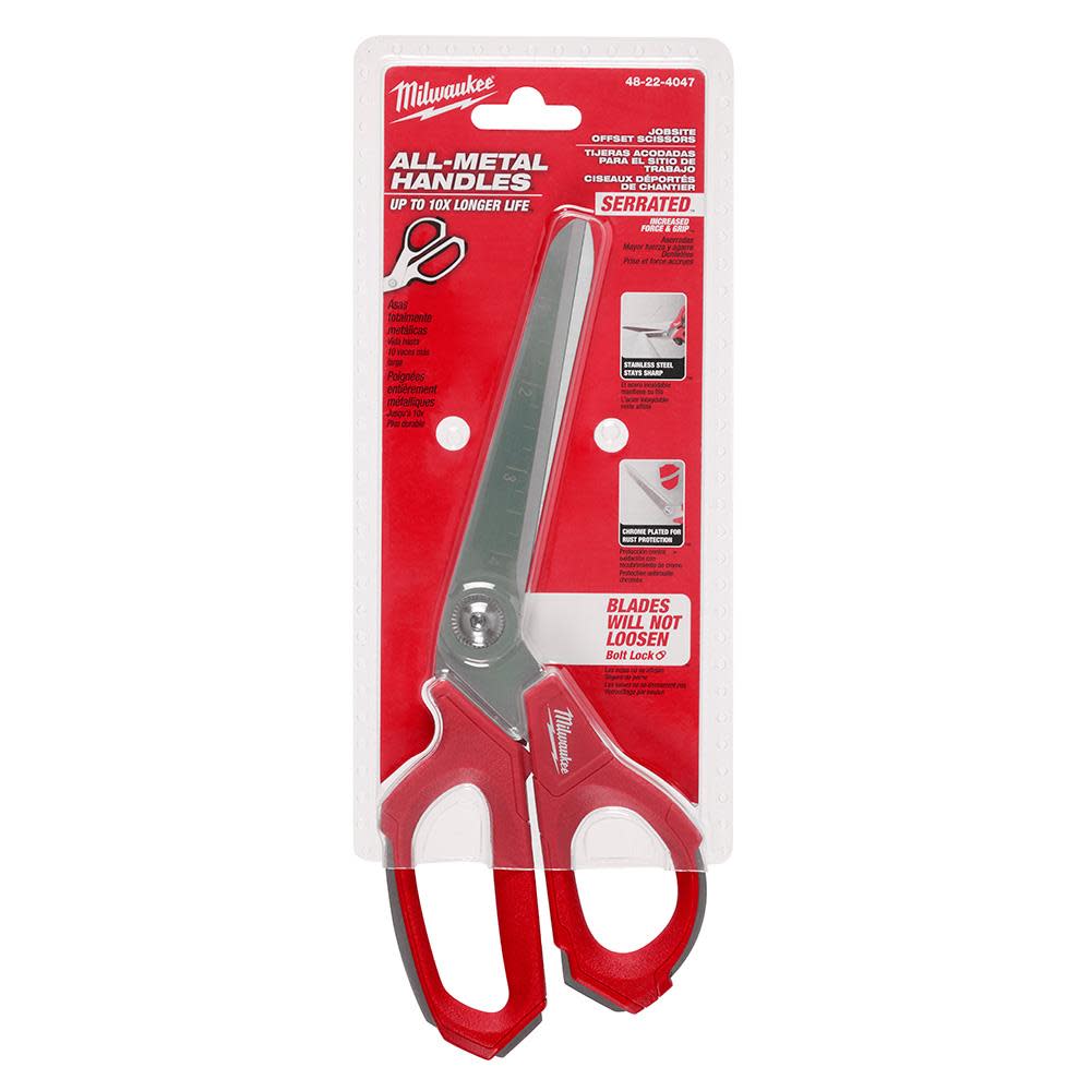 Milwaukee Jobsite Offset Scissors - Ascmtools