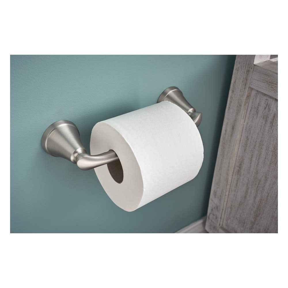 Moen Tiffin Toilet Paper Holder Brushed Nickel Pivoting - Ascmtools