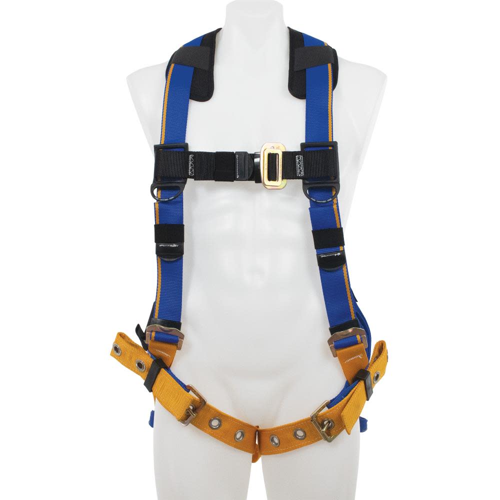 Werner Blue Armor Standard (1 D Ring) Harness (XXL) Fall Protection Equipment - Ascmtools