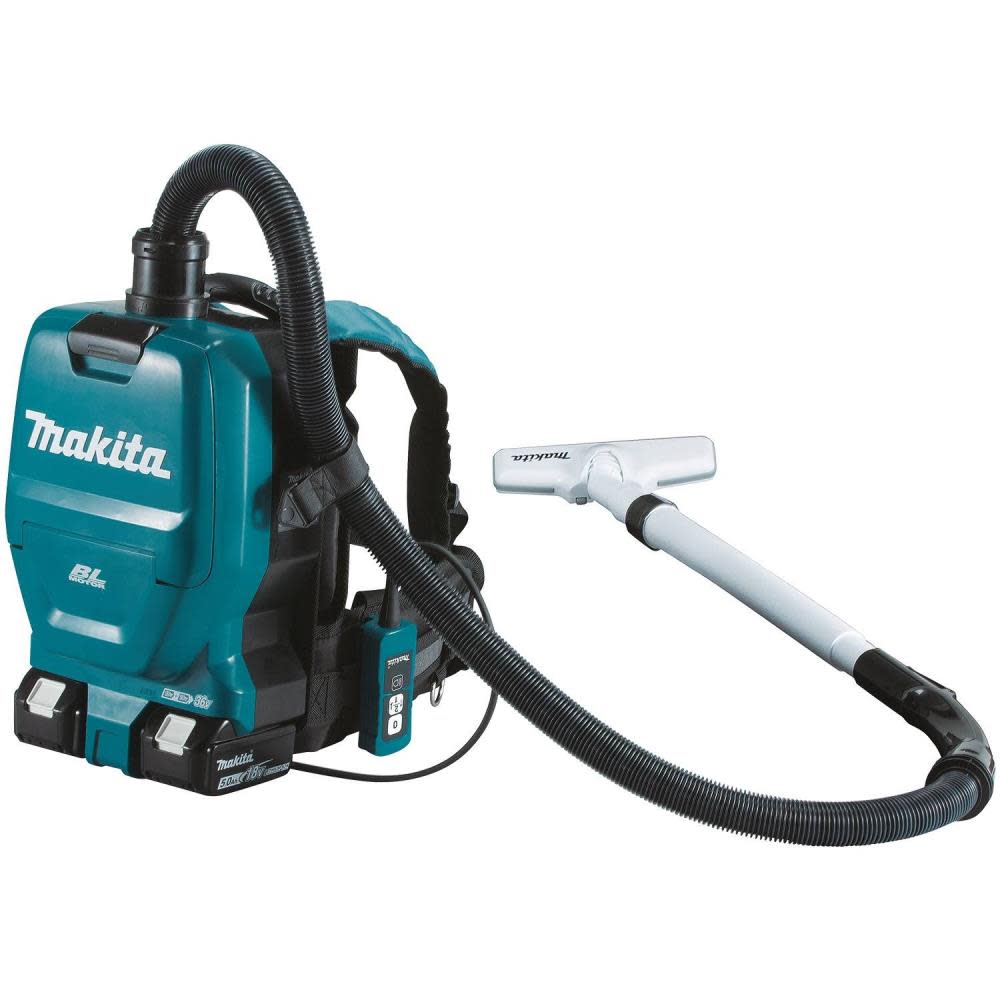 Makita 18V X2 LXT 36V 1/2 Gallon HEPA Backpack Dry Dust Extractor/Vacuum Kit - Ascmtools