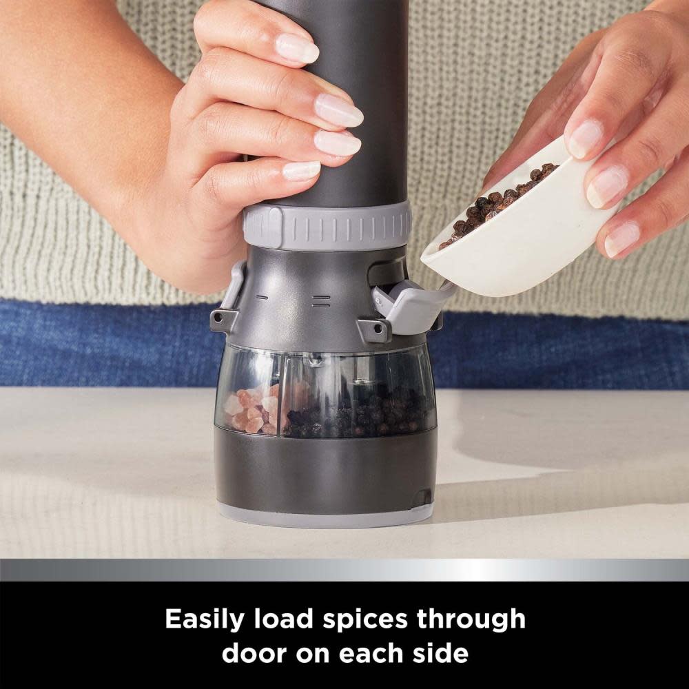 Black and Decker kitchen wand 2 in 1 Salt & Pepper Grinder Attachment - Ascmtools