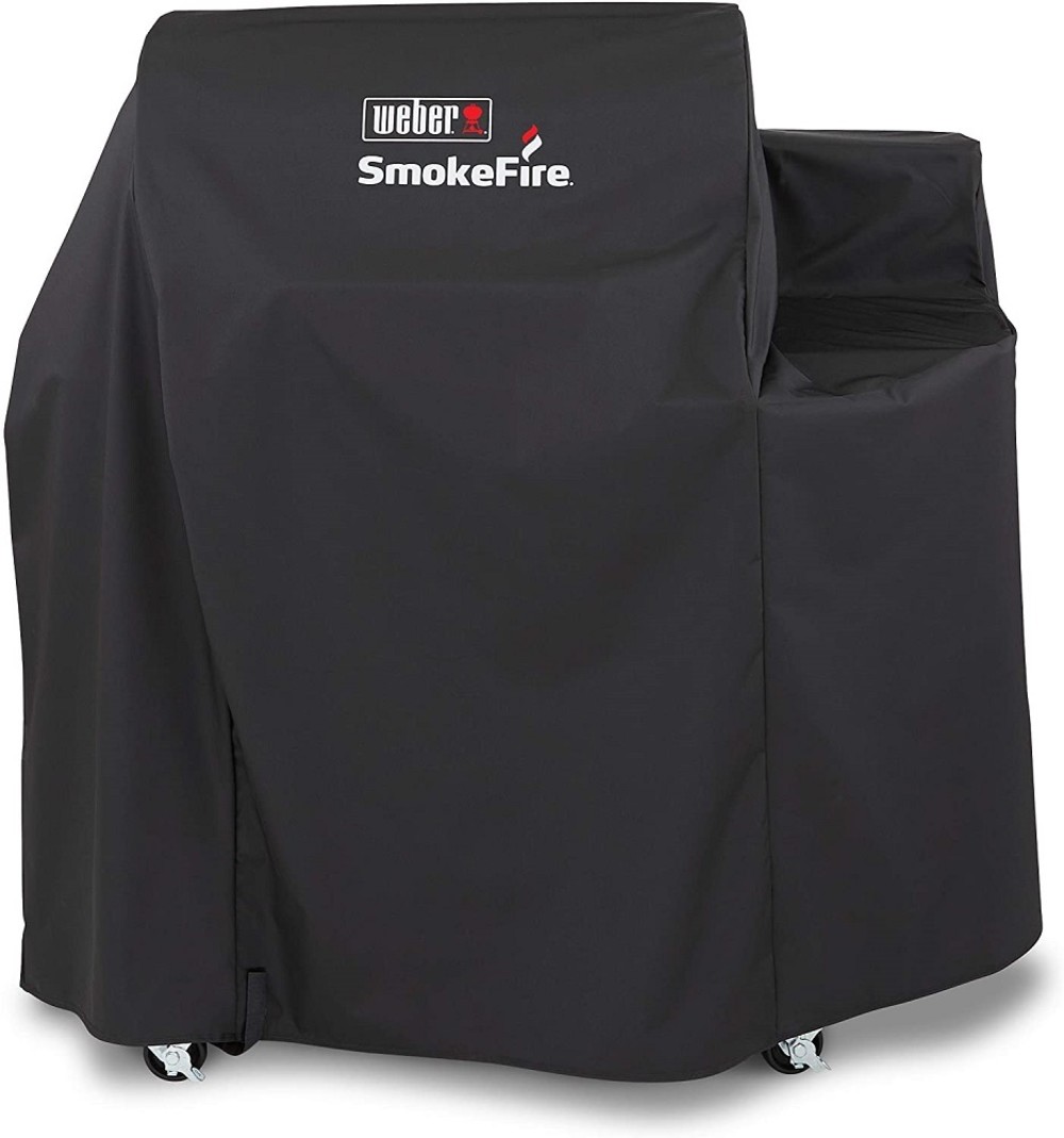 Weber 24 In. Weather Resistant Premium Grill Cover for Smokefire EX4 Pellet Grill - Ascmtools