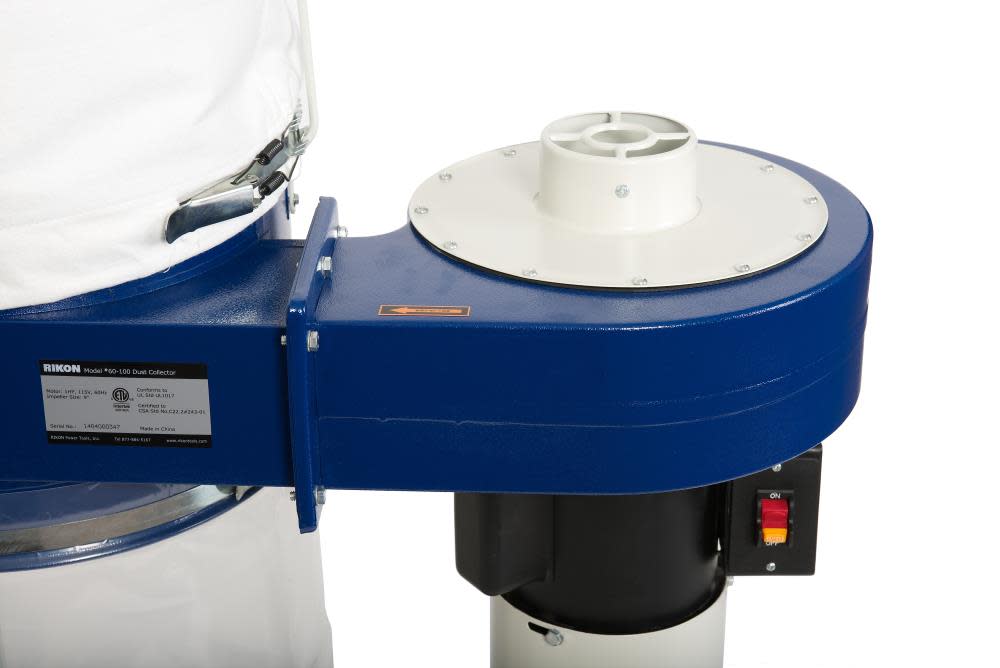 Rikon 1HP Dust Collector - Ascmtools