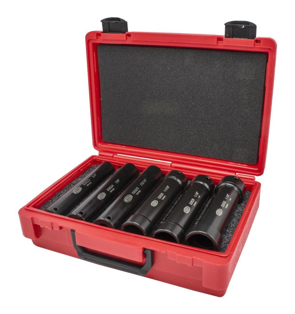 Reed Mfg Extended Socket Set 6 Sizes - Ascmtools