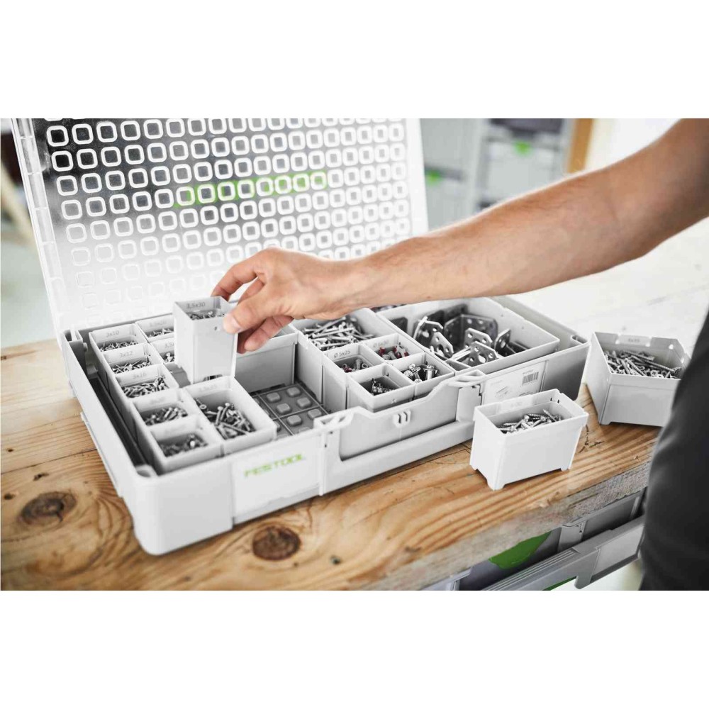 Festool 150 x 300 x 68 mm 2 Plastic Container Box - Ascmtools