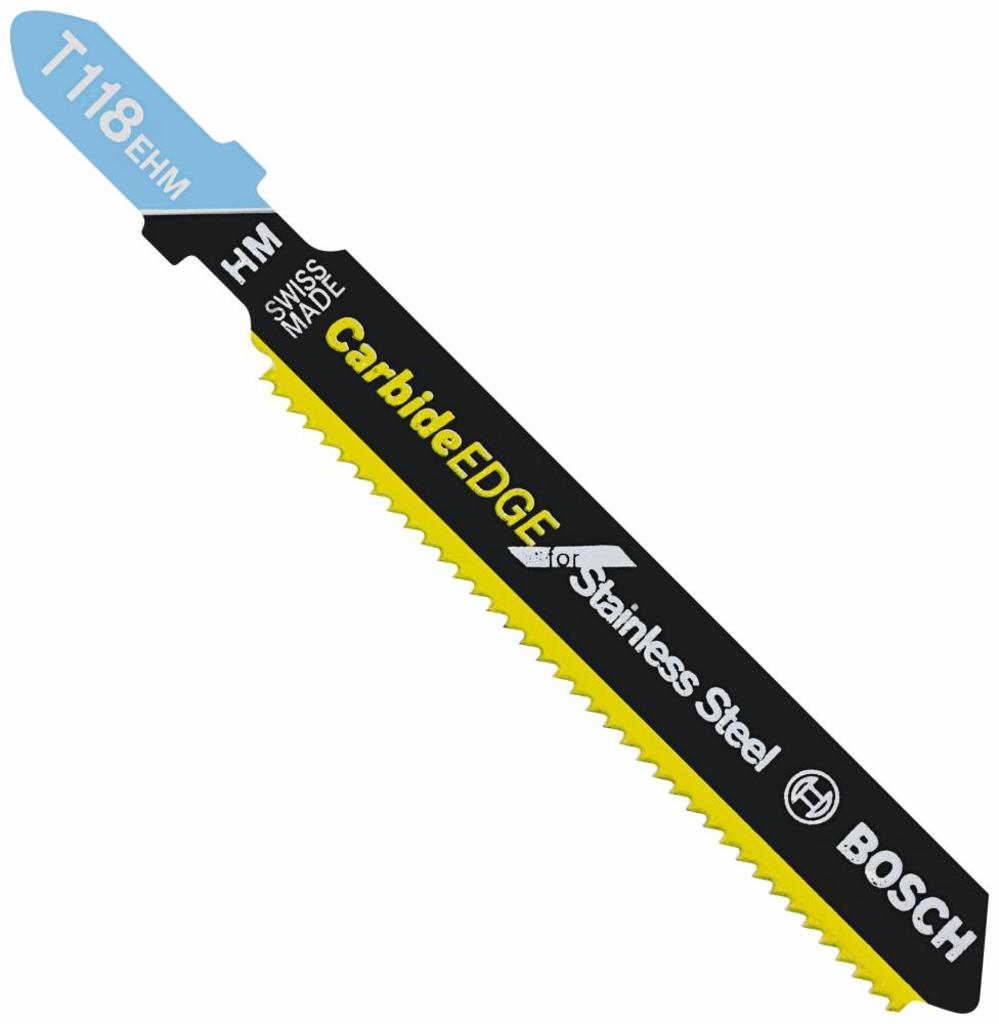 Bosch 3-1/4 In. 14 TPI Carbide Edge for Stainless Steel T-Shank Jig Saw Blade - Ascmtools