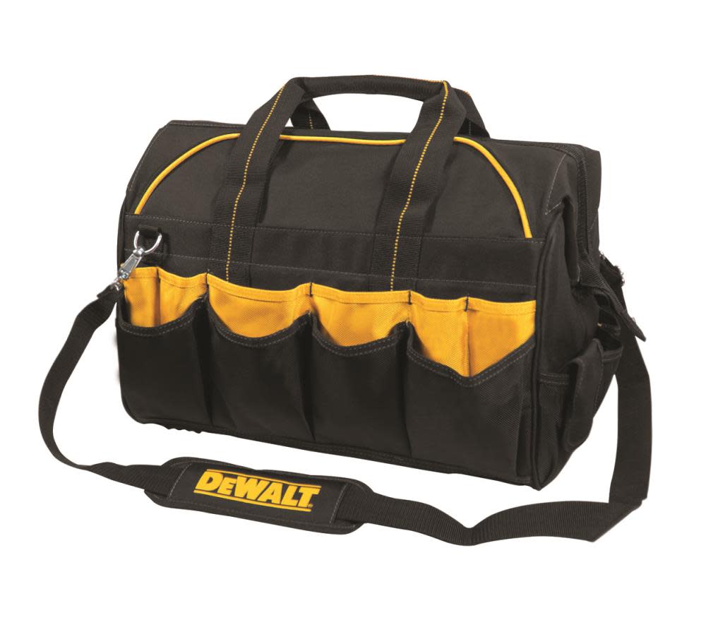 DEWALT 18″ Pro Contractor’s Closed Top Tool Bag - Ascmtools