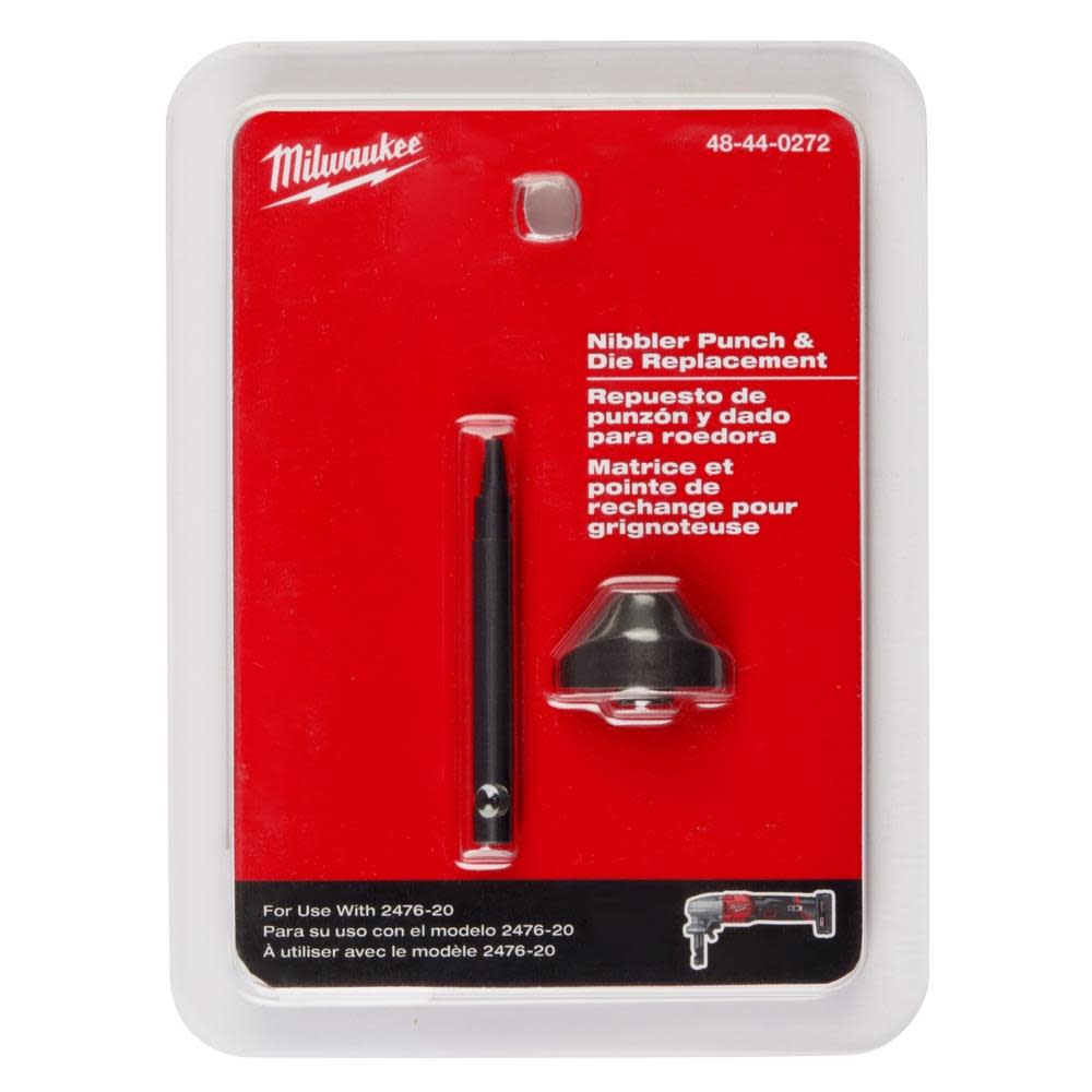 Milwaukee M12 FUEL 16 Ga Nibbler Punch & Die Set - Ascmtools