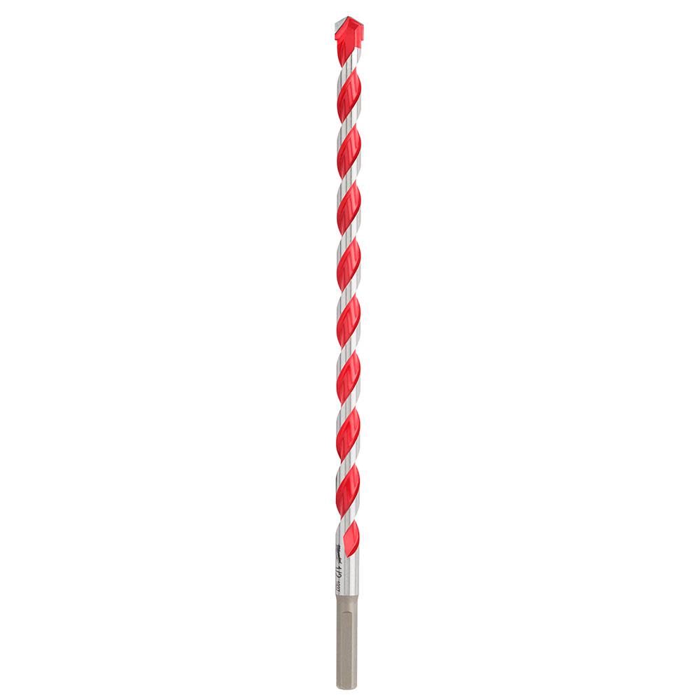 Milwaukee SHOCKWAVE Carbide Hammer Drill Bit 1/2″x10″x12″ - Ascmtools