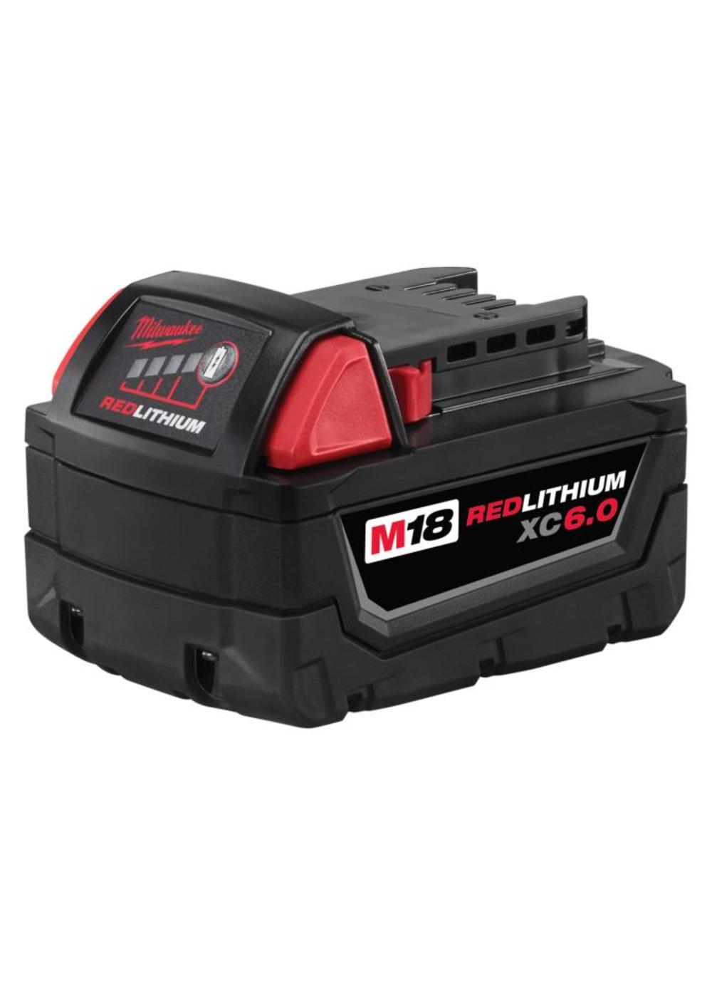 Milwaukee M18 REDLITHIUM XC 6.0Ah Extended Capacity Battery Pack - Ascmtools