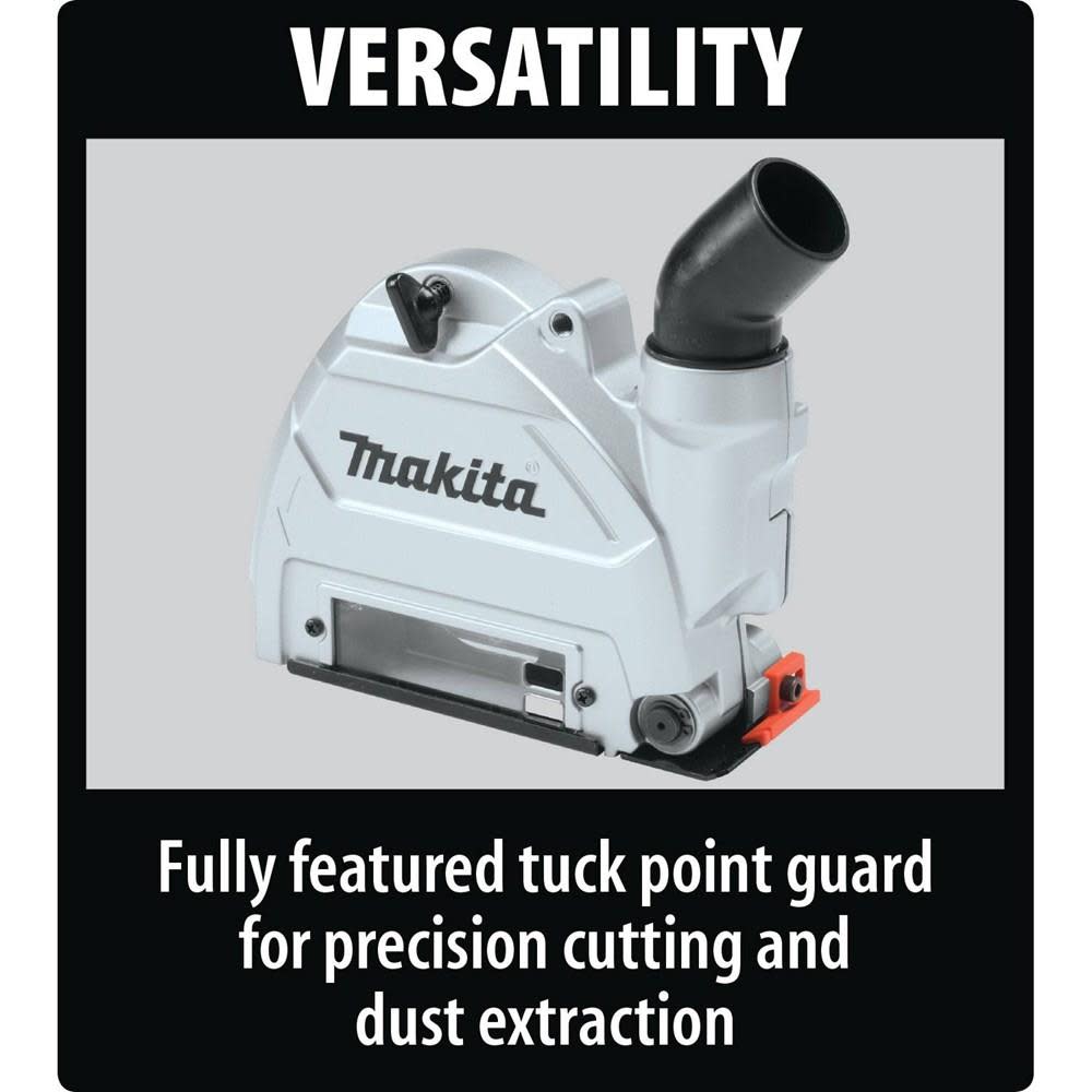Makita 5 in. SJSII Angle Grinder with Tuck Point Guard - Ascmtools