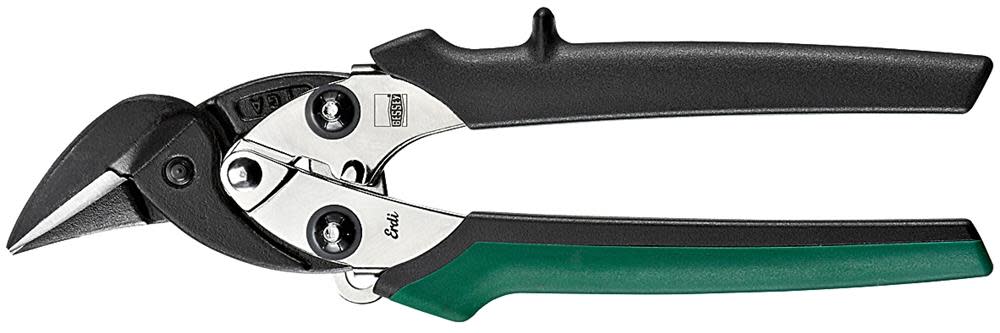 Bessey D15A Compact Aviation Snip Right Cut Green Handle - Ascmtools