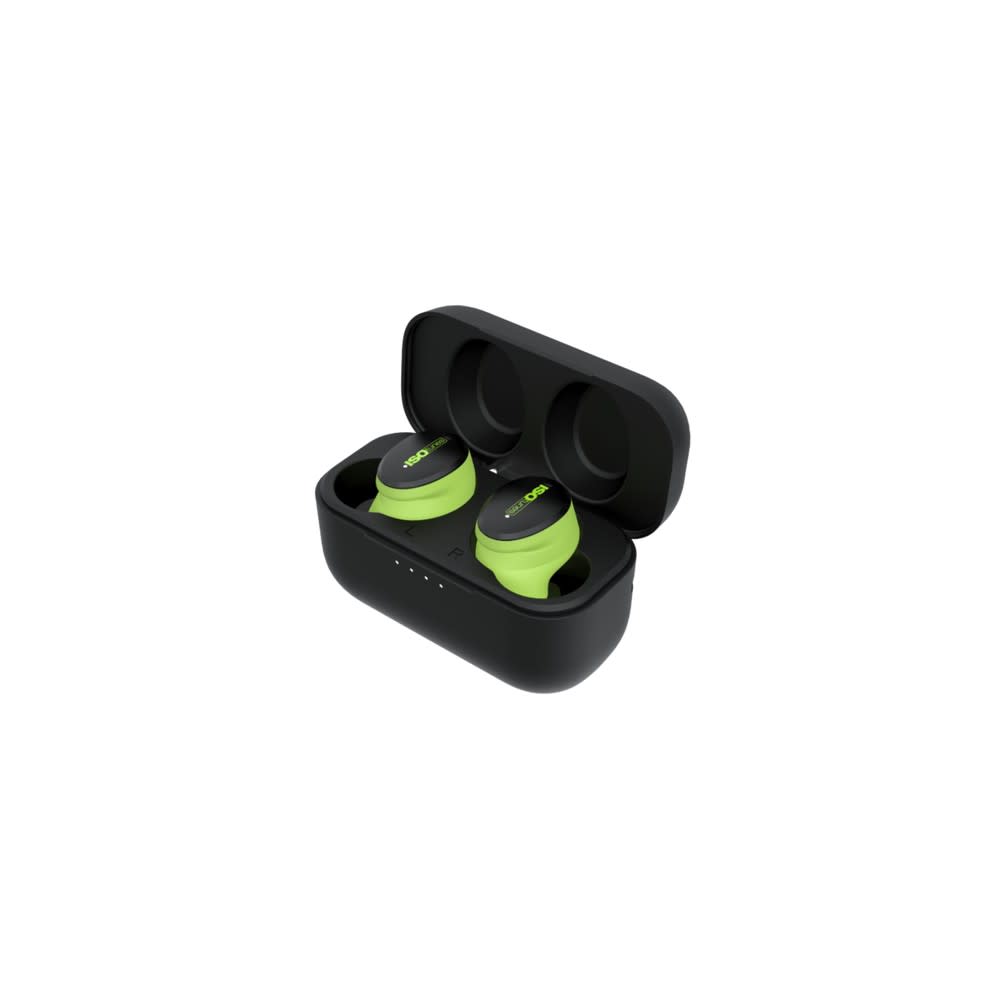ISOtunes Haven Earbuds Bluetooth 25dB Safety Green - Ascmtools