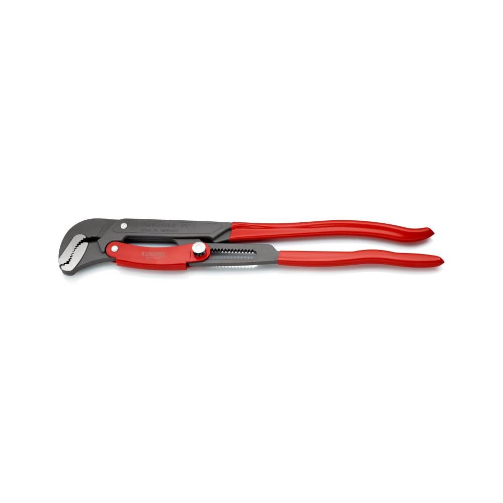 Knipex Pipe Wrench S Type 560 mm Swedish Pattern Plastic Handle - Ascmtools