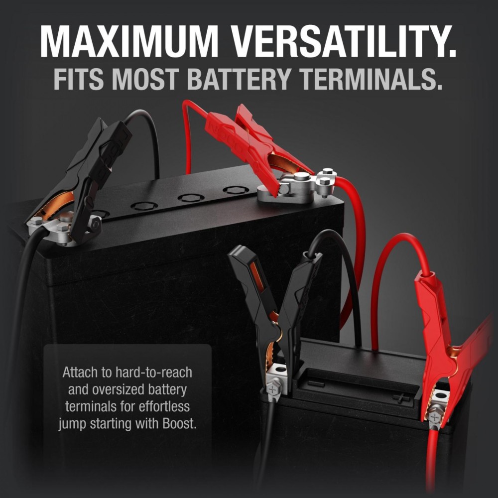 Noco HD Precision Boost Battery Clamp For 12V Gas & Diesel Engine - Ascmtools