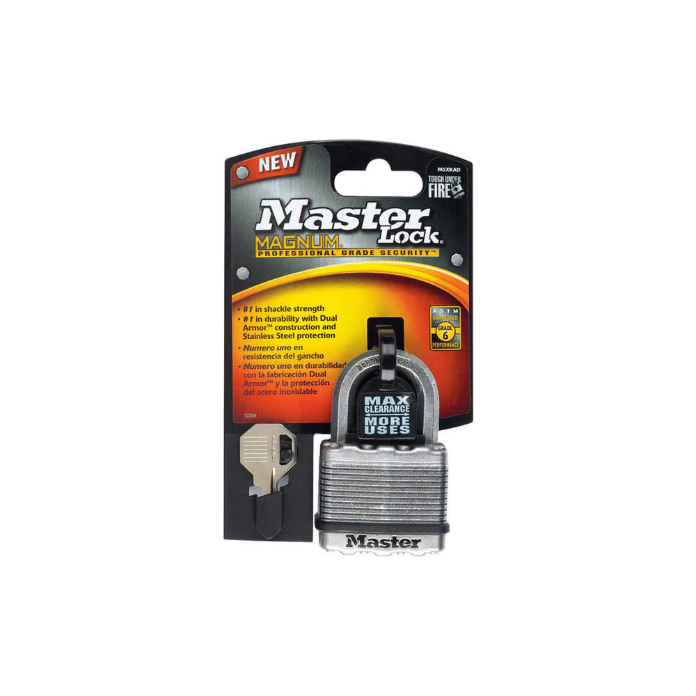 Master Lock Padlock 2 1/8″ Laminated Steel Keyed Alike 2pk - Ascmtools