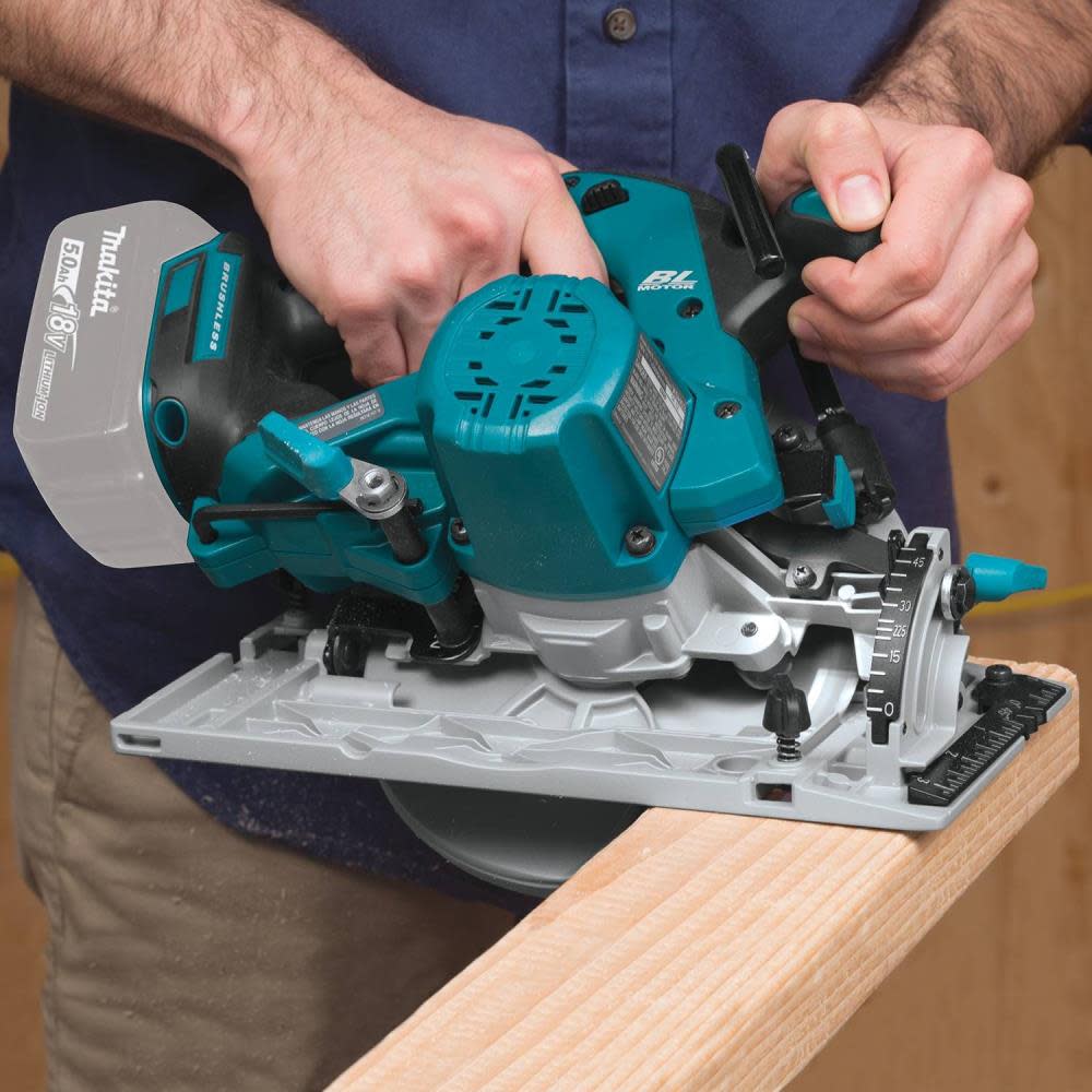 Makita 18V LXT Lithium-Ion Brushless Cordless 6-1/2 in. Circular Saw (Tool only) - Ascmtools