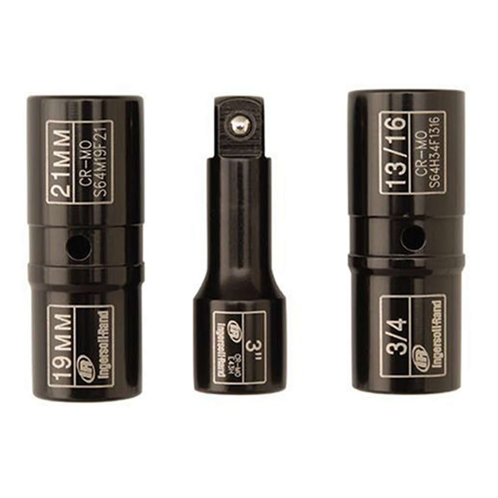 Ingersoll Rand 1/2 In. Drive Lug Nut Flip Socket Set - Ascmtools