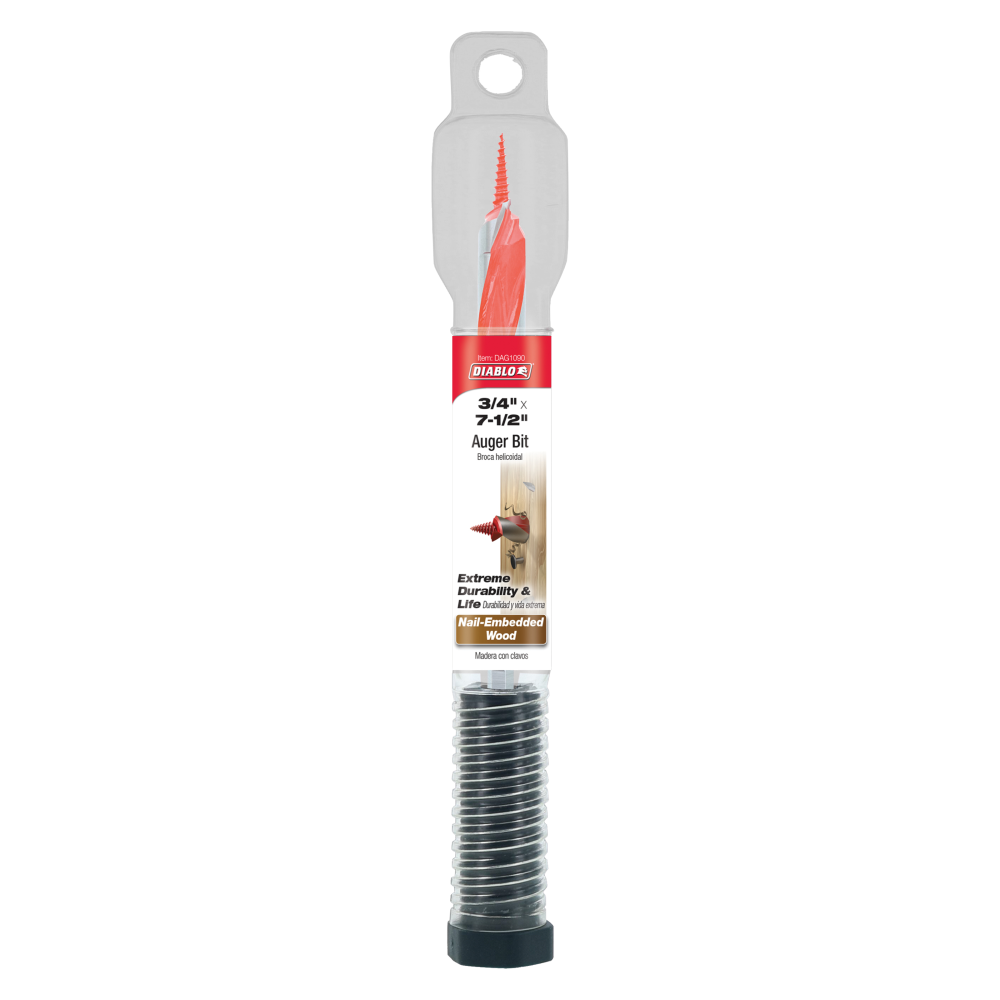 Diablo Tools 3/4″ x 7-1/2″ Auger Bit - Ascmtools