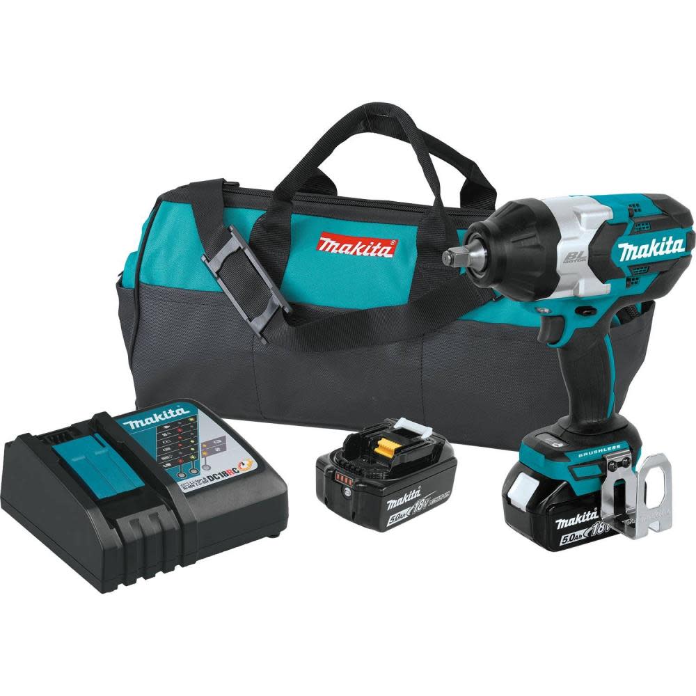 Makita 18V LXT 1/2″ Sq Drive Impact Wrench Kit - Ascmtools