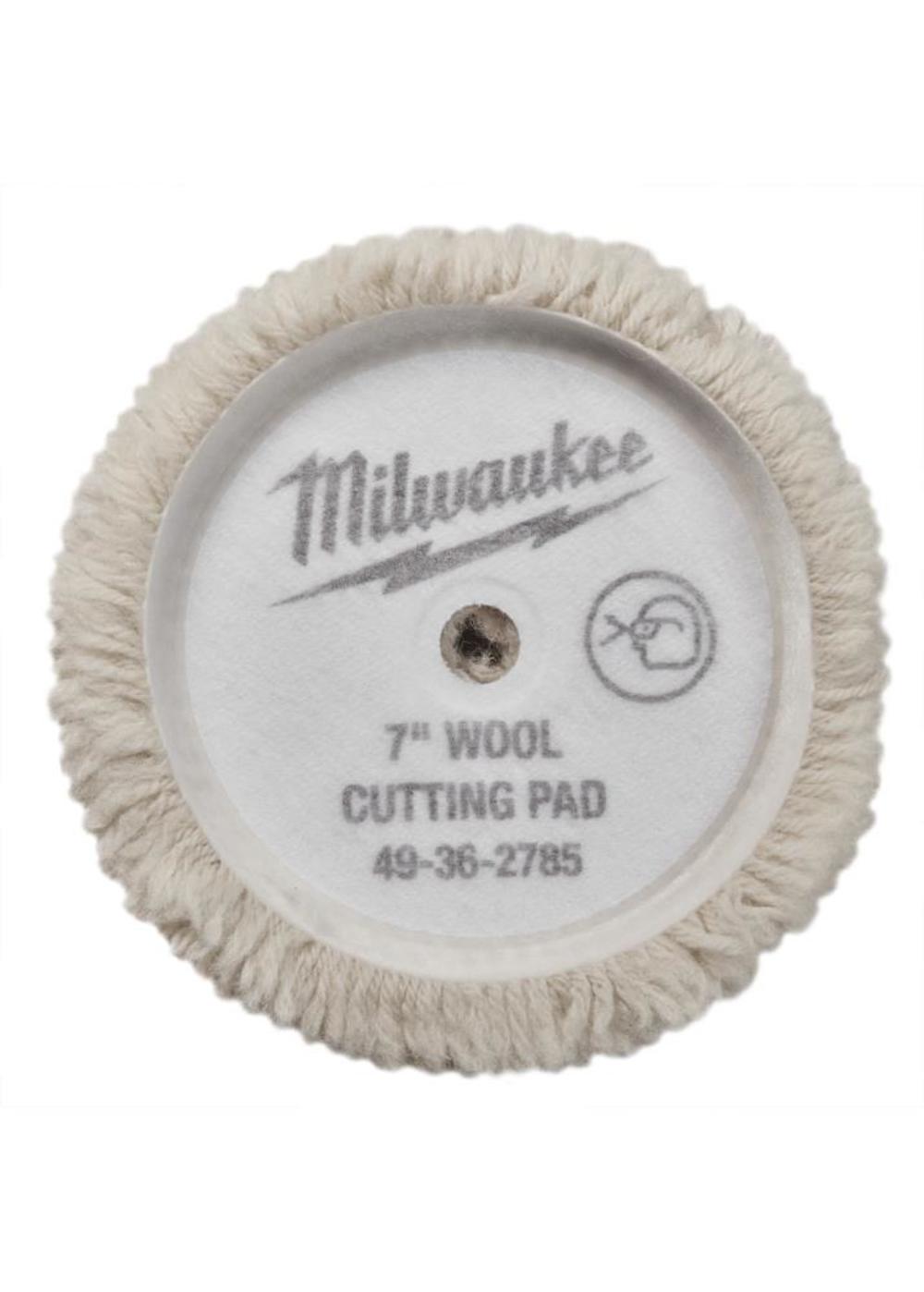 Milwaukee 7 In. Wool Cutting Pad - Ascmtools